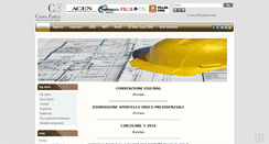 Desktop Screenshot of cassaedilenapoli.it